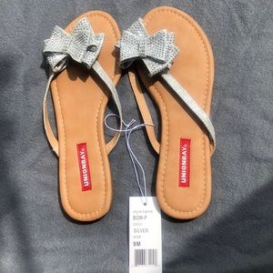 Bow-P Silver Sandal
